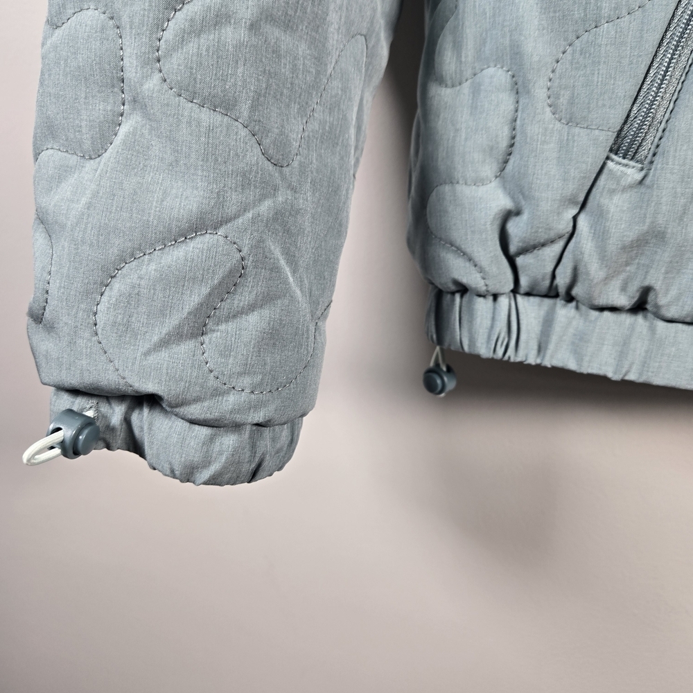 Light Blue Quilted Pullover Jacket - image 4